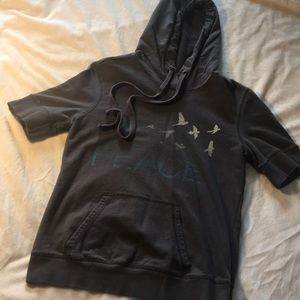 Grey Mossimo Short Sleeve Sweatshirt